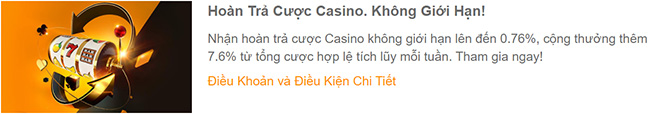 Hoàn trả casino